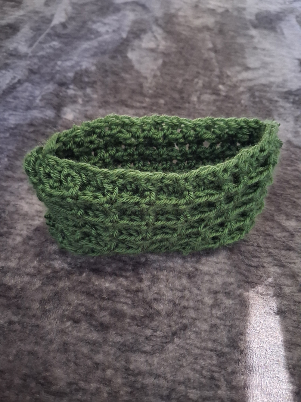 NEW Handmade Green Solid Waffle Stitch Crocheted Purse/Bag Pouch Wallet Women